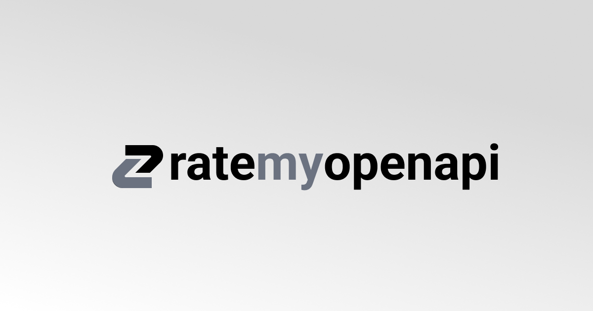 Announcing RateMyOpenAPI!