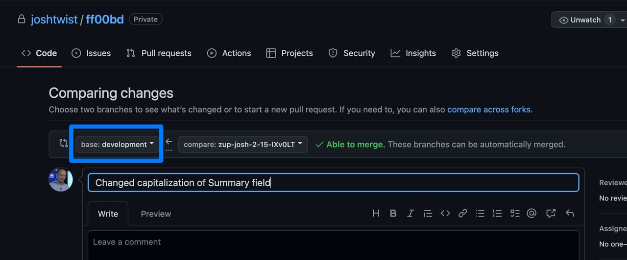 GitHub PR
