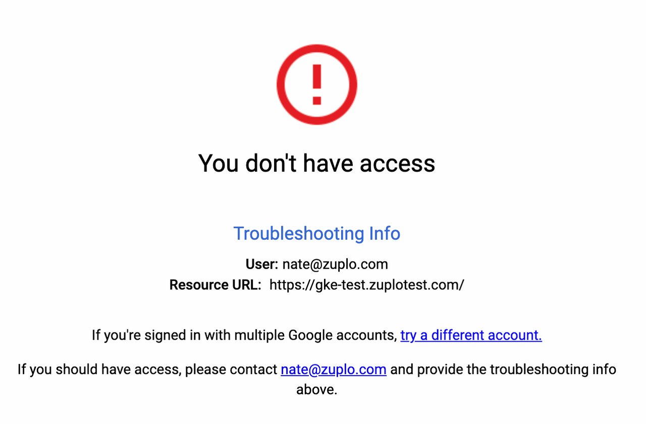 You don't have access