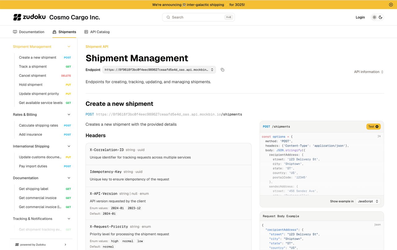 Zuplo Dev Portal