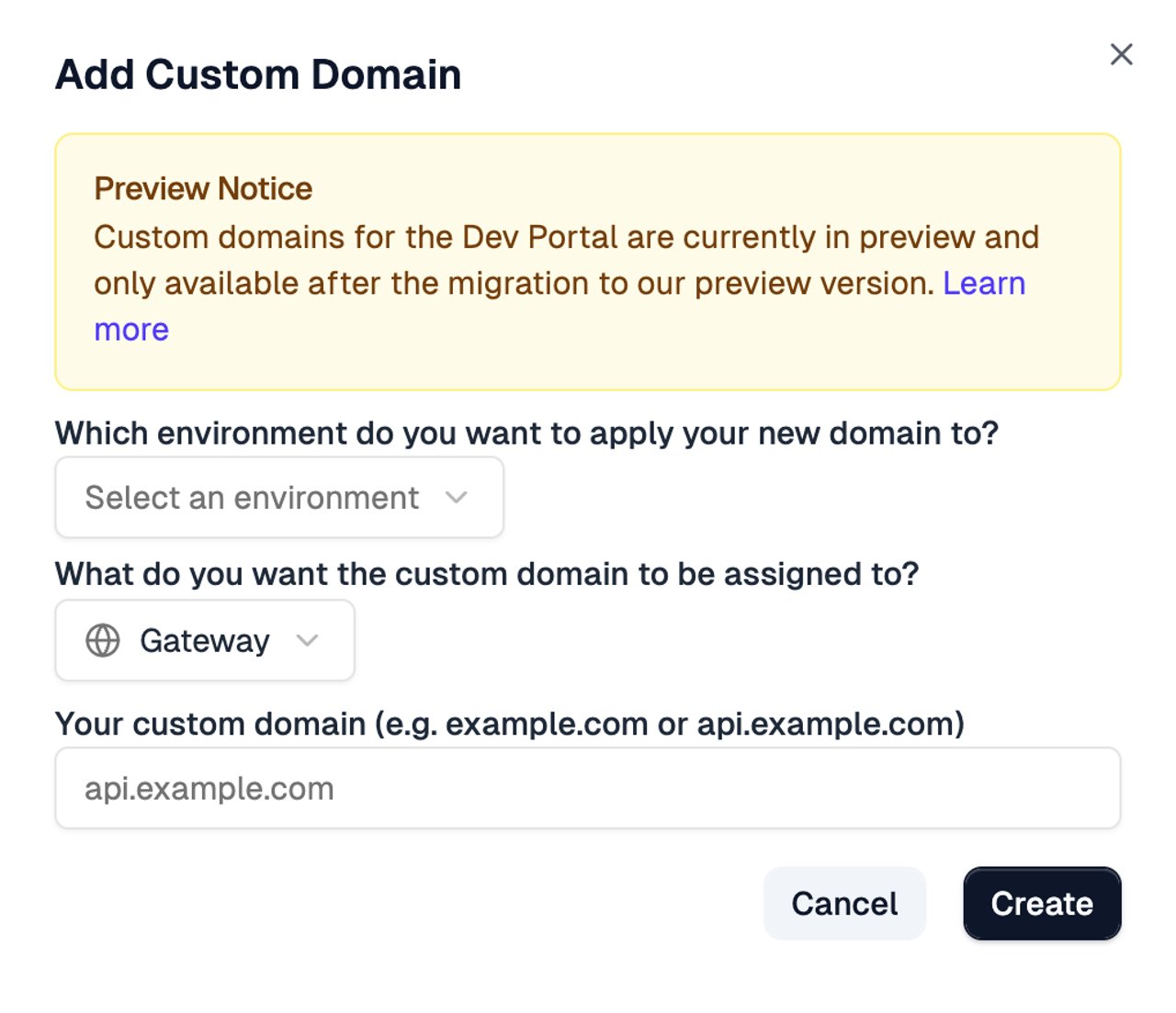 Add Domain