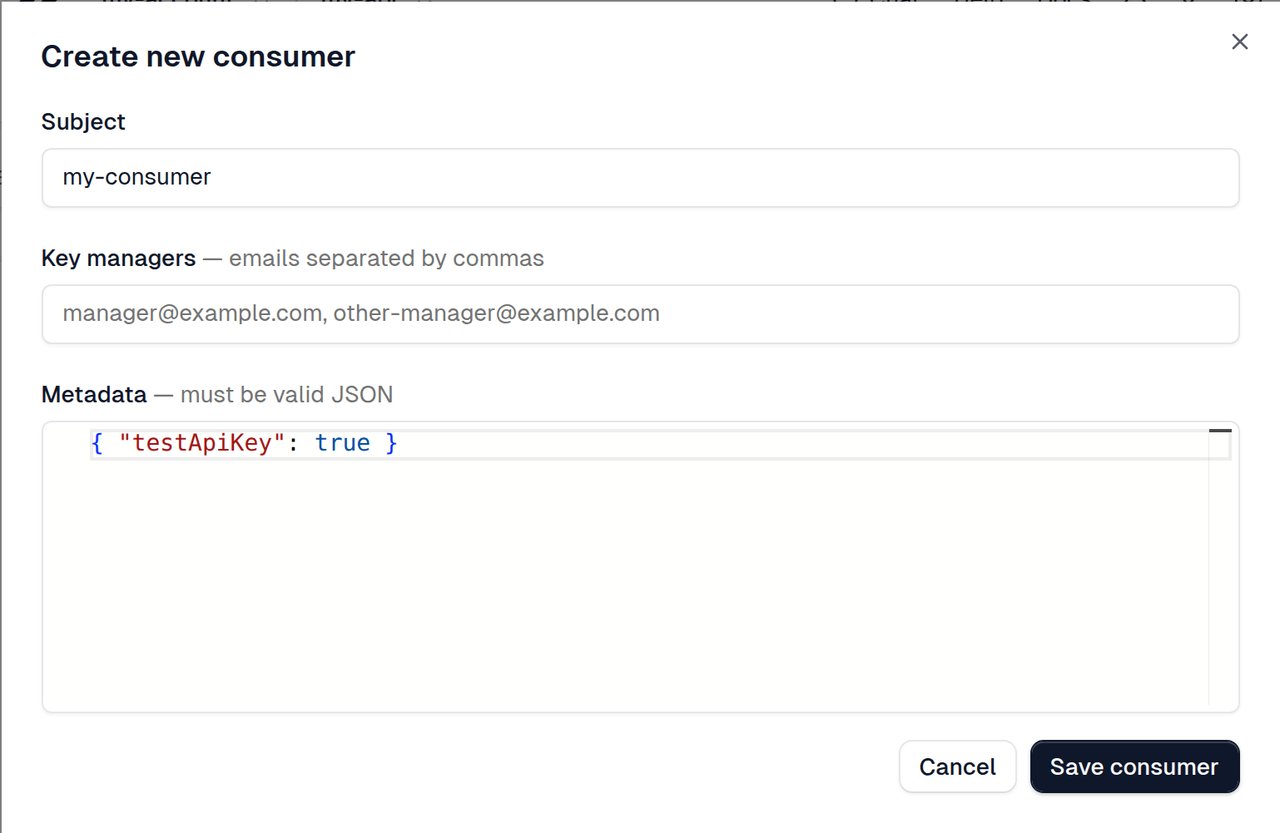 Test API Key
