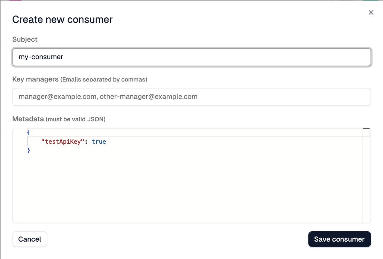 Test API Key