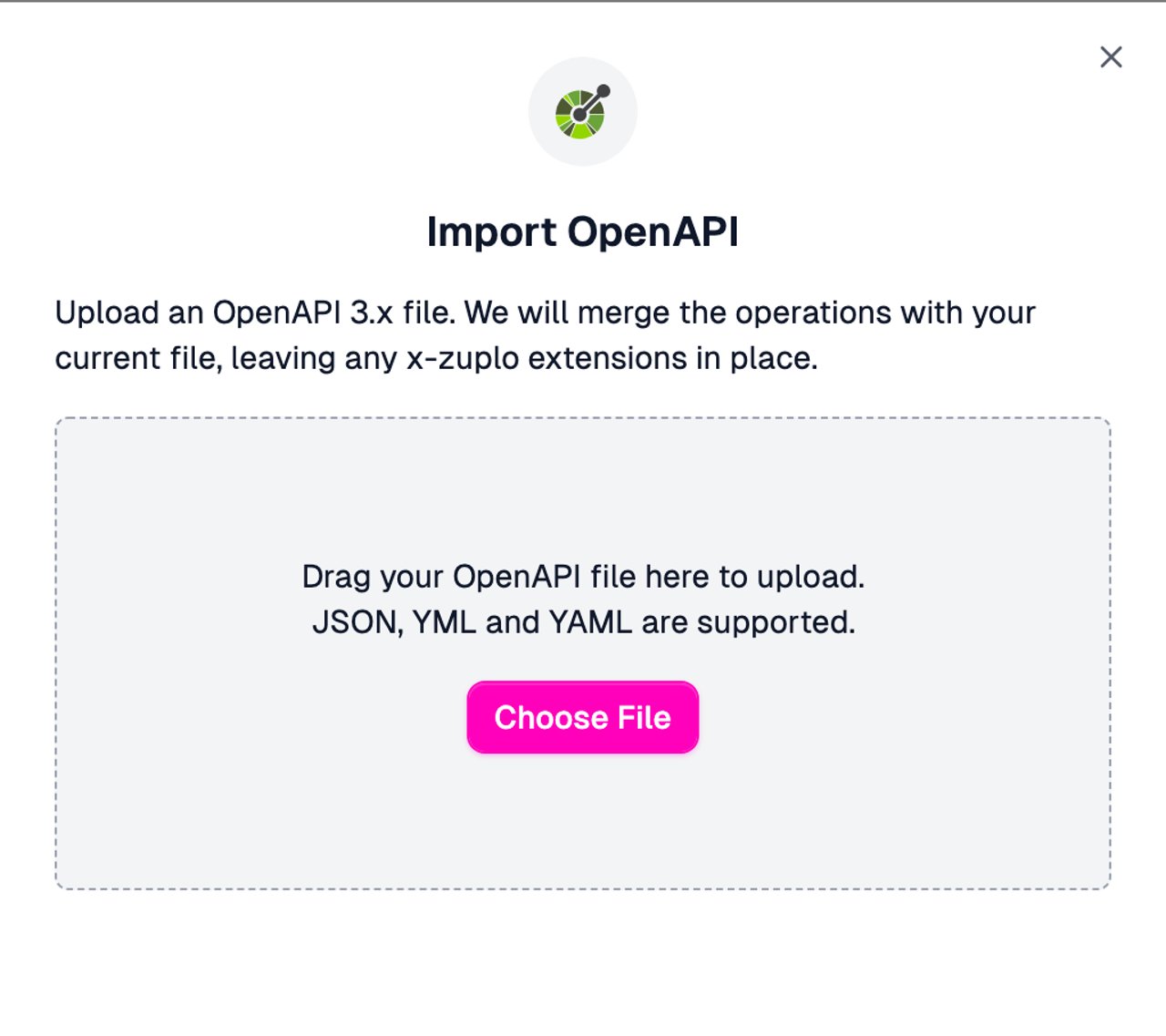 Import OpenAPI
