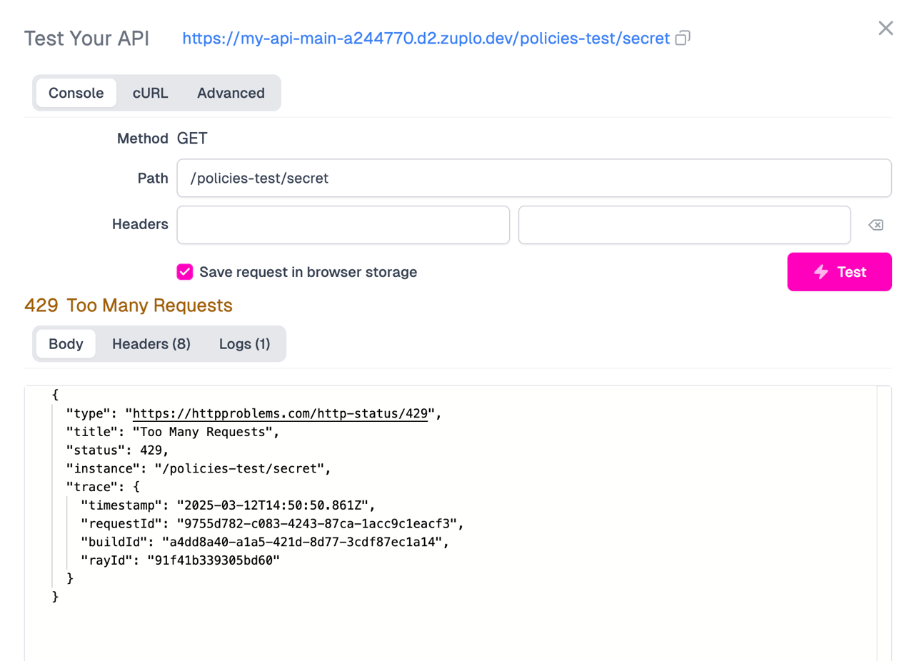 429 response