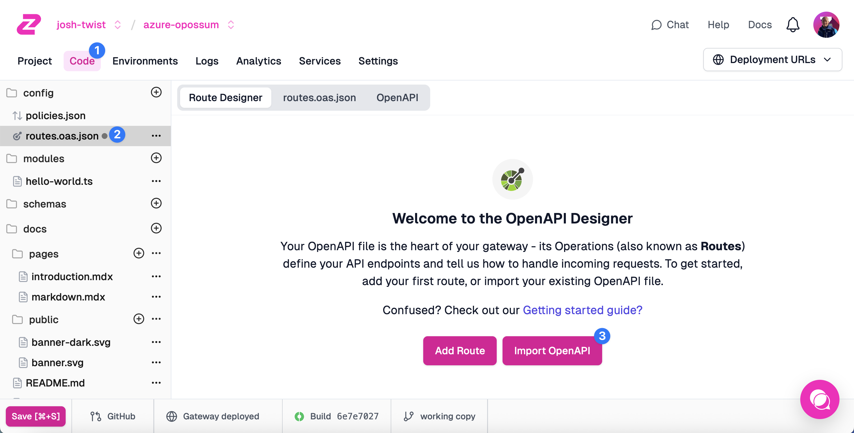 Import OpenAPI