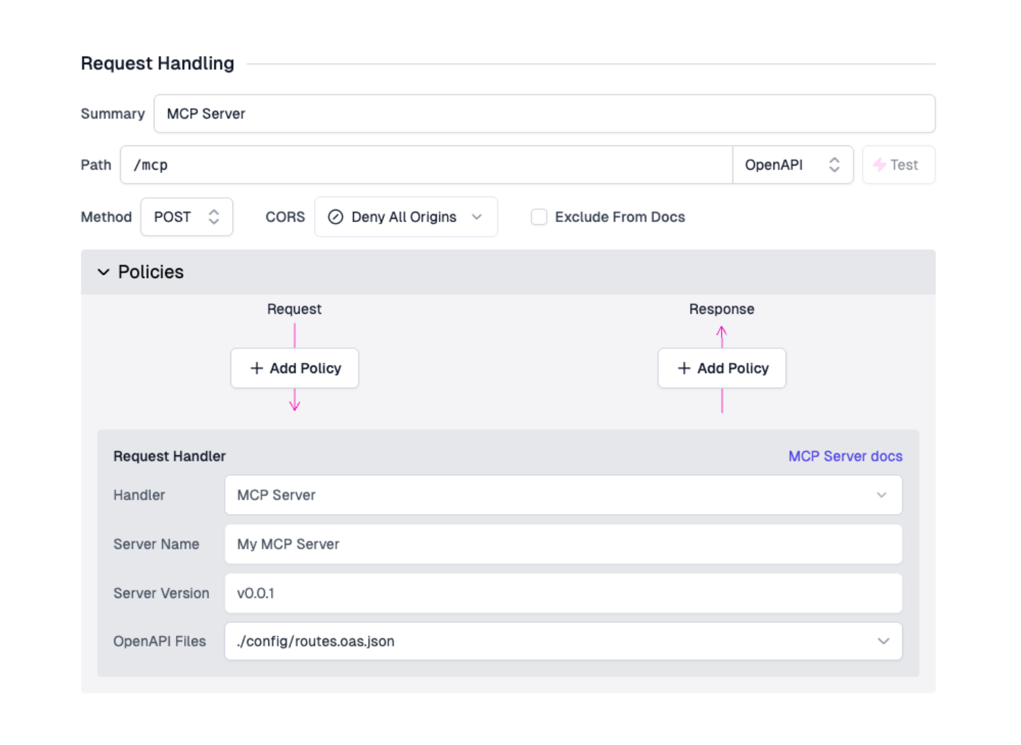 MCP Server Handler Portal