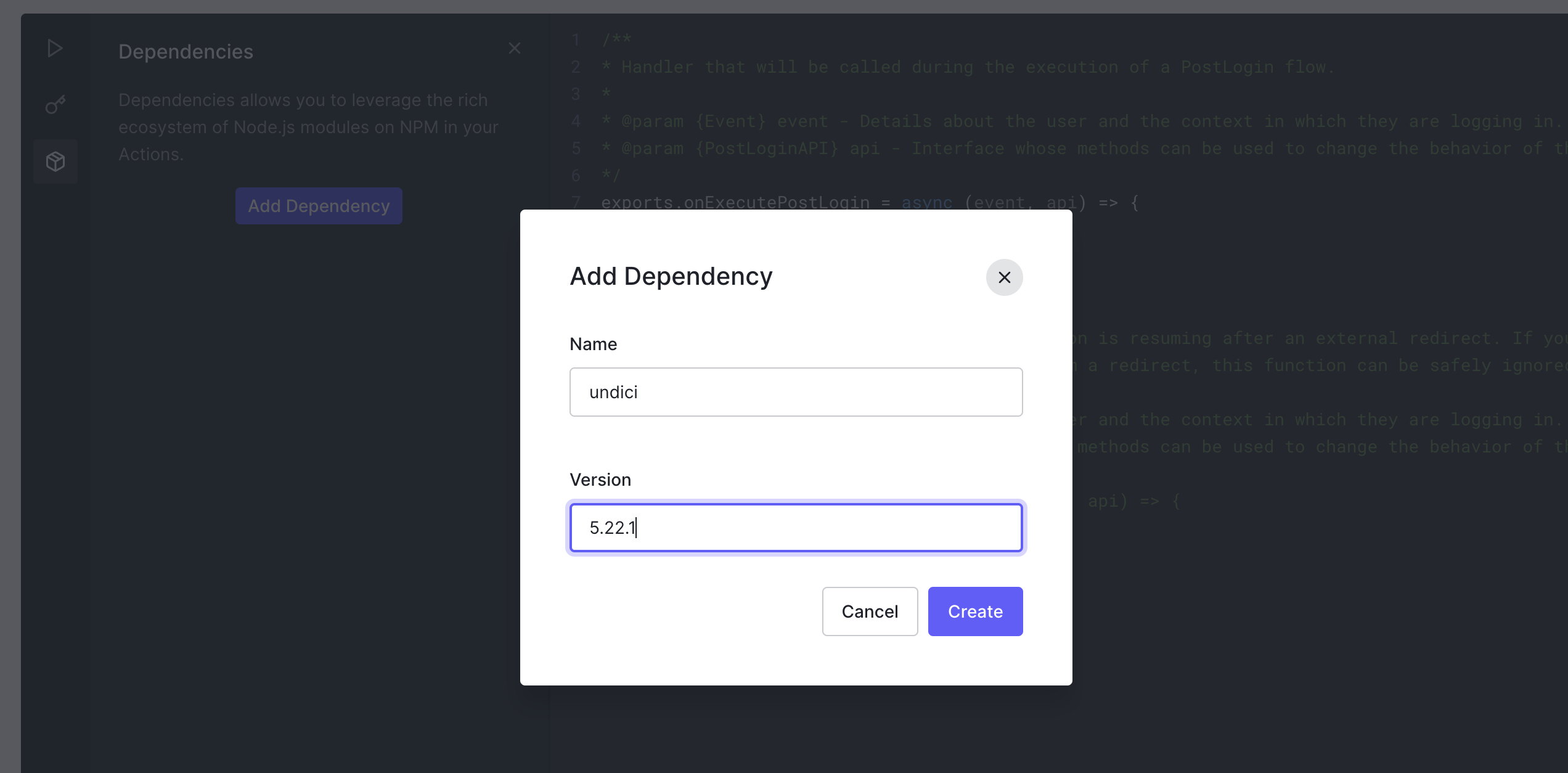 Add dependency