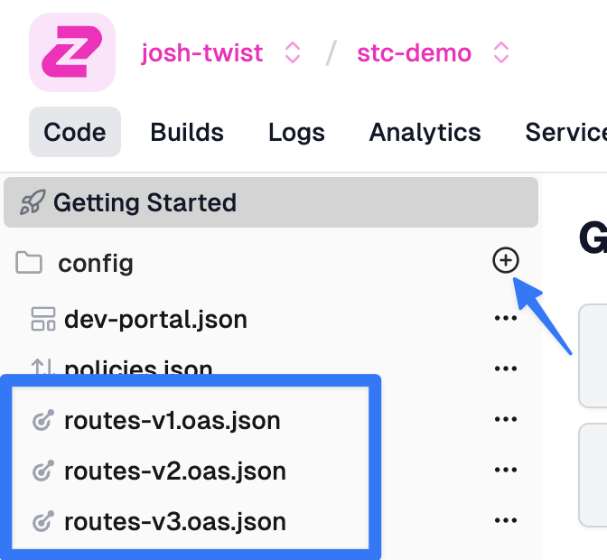 Multiple OpenAPI files