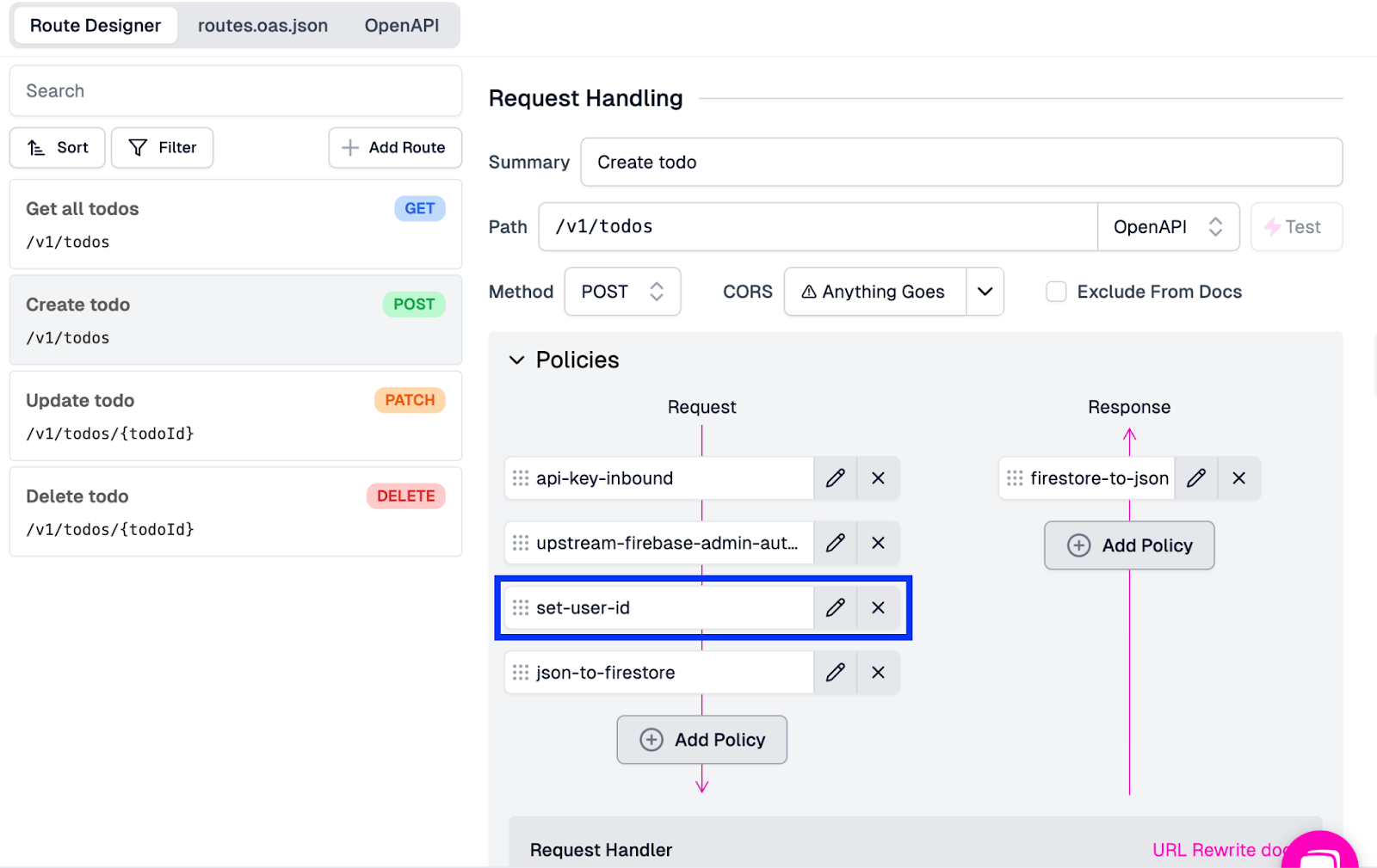 Reordering policies