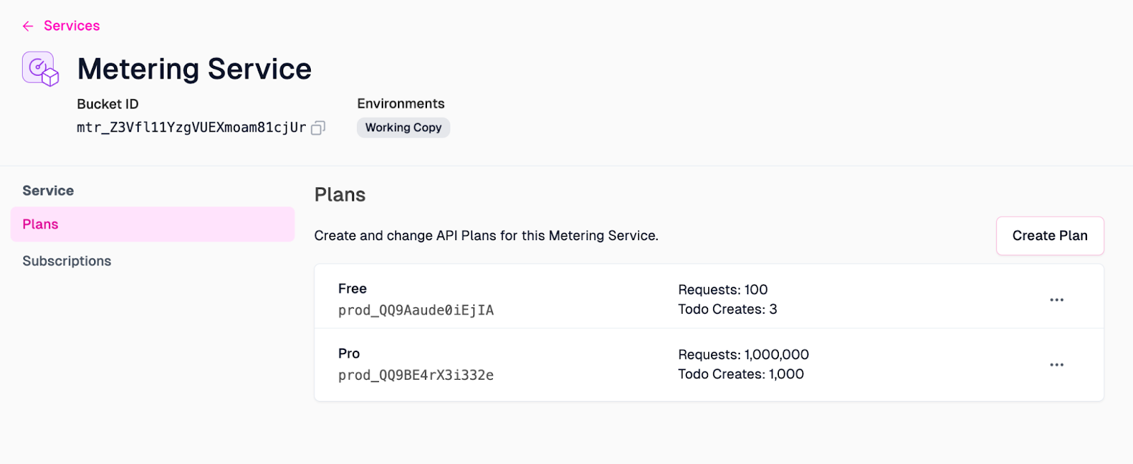 Zuplo metering service