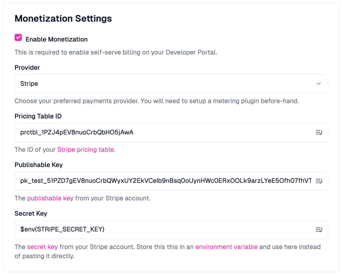 Configuring Zuplo monetization