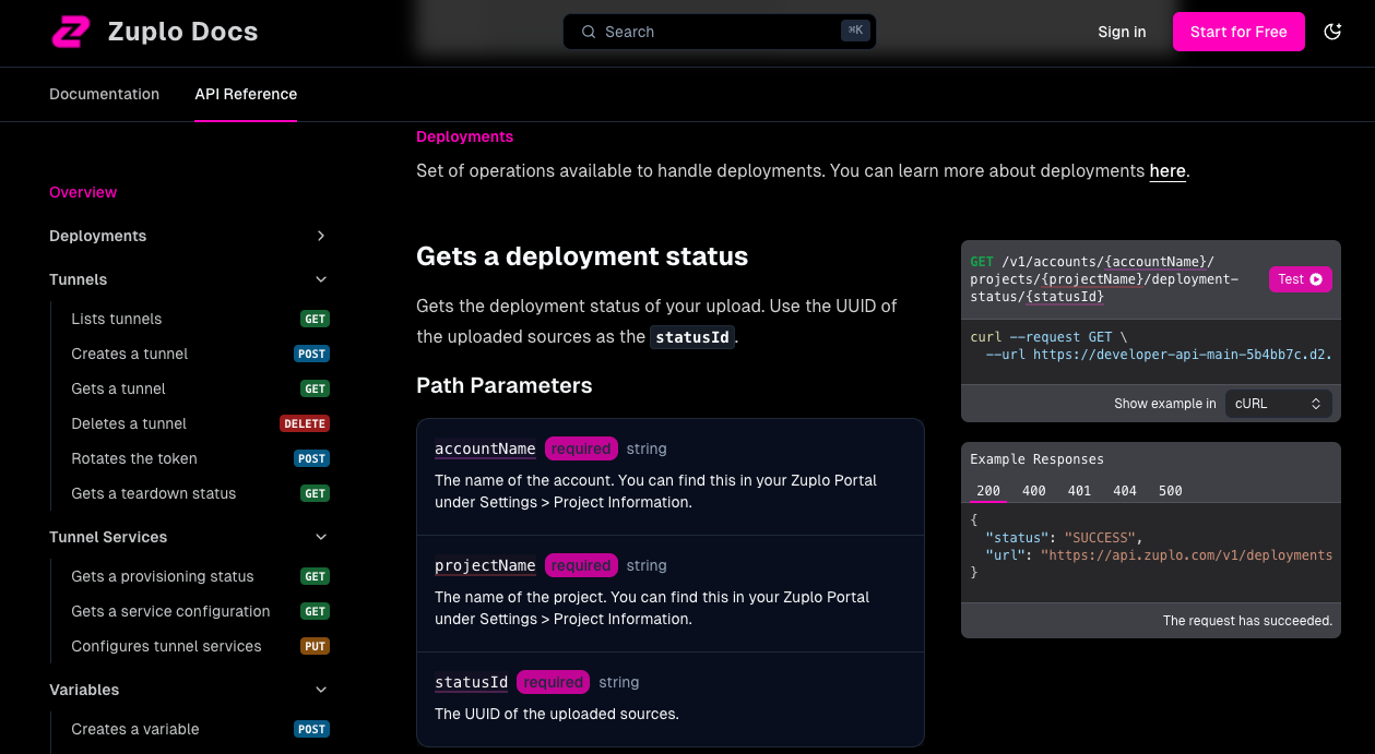 The Zudoku powered Zuplo documentation