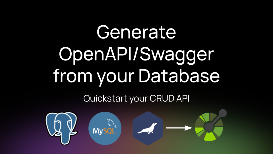 Generate an OpenAPI From Your Database