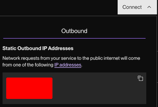 Copying IP addresses