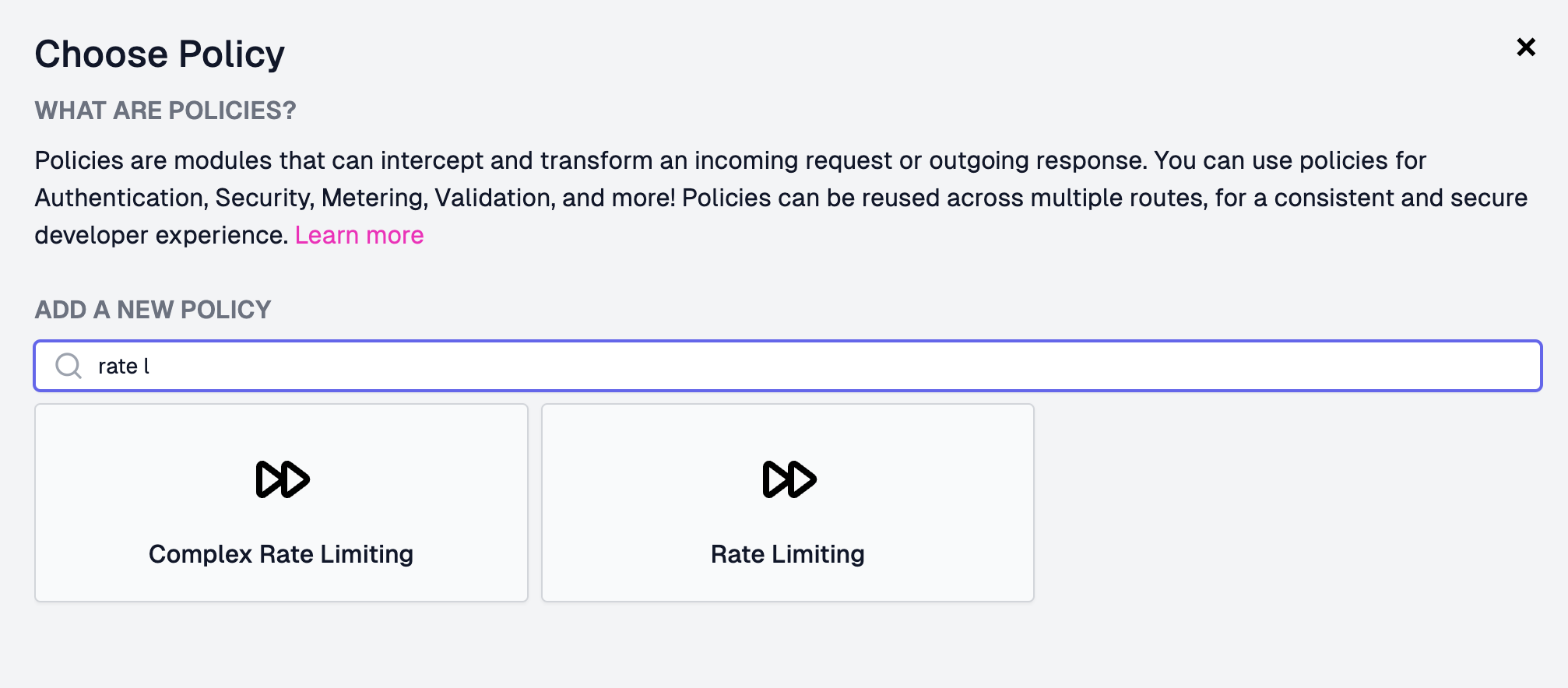 Zuplo rate limit policy